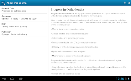 Progress in Orthodontics poster 7