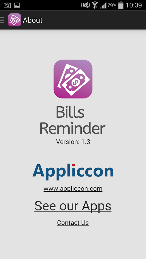 Bills Reminder PRO - screenshot