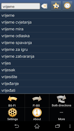 Bosnian Finnish dictionary