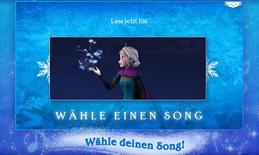 Android-Anwendung Ingo: Frozen Karaoke Screenshot