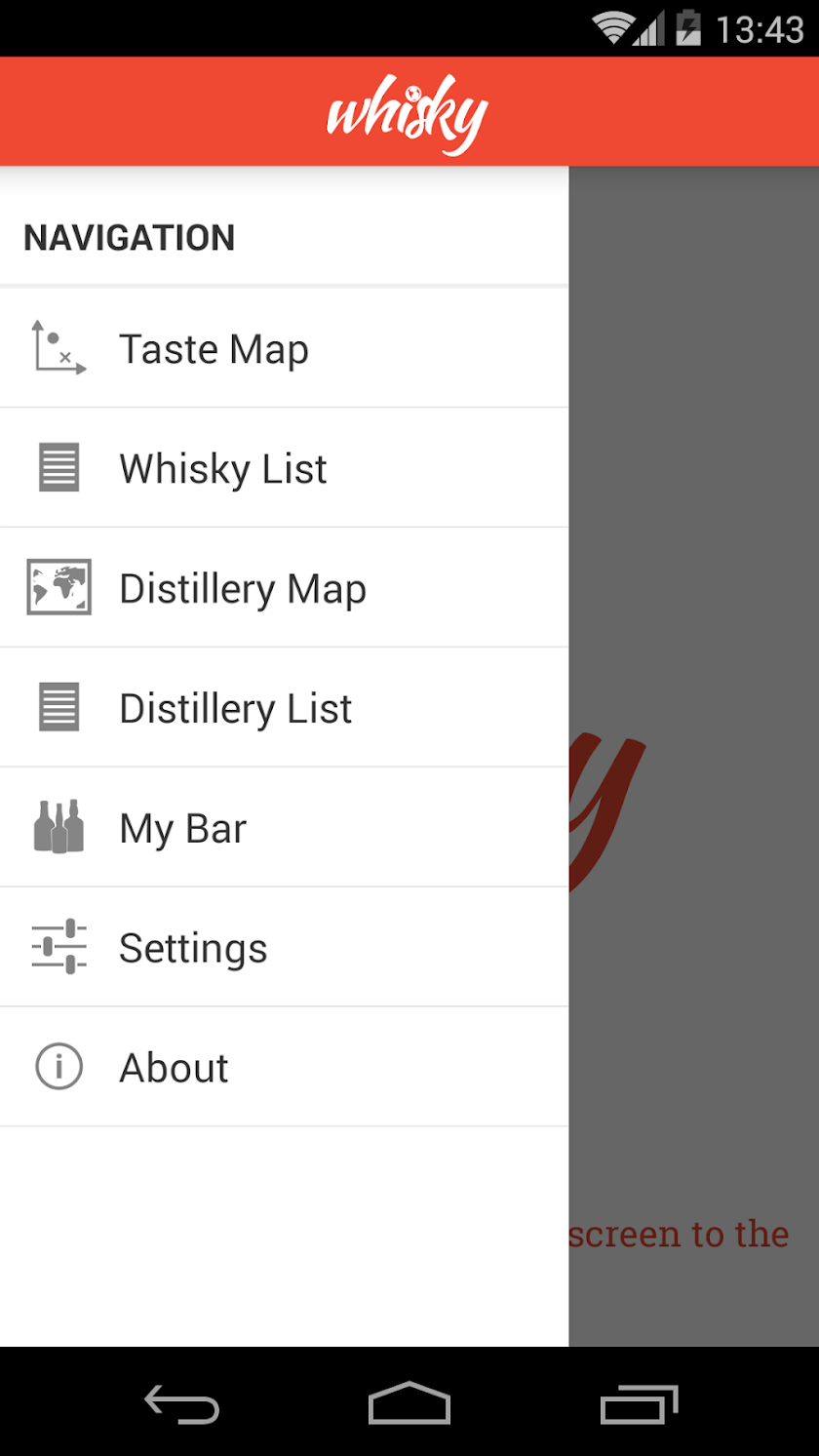 Whisky Map Screen 2