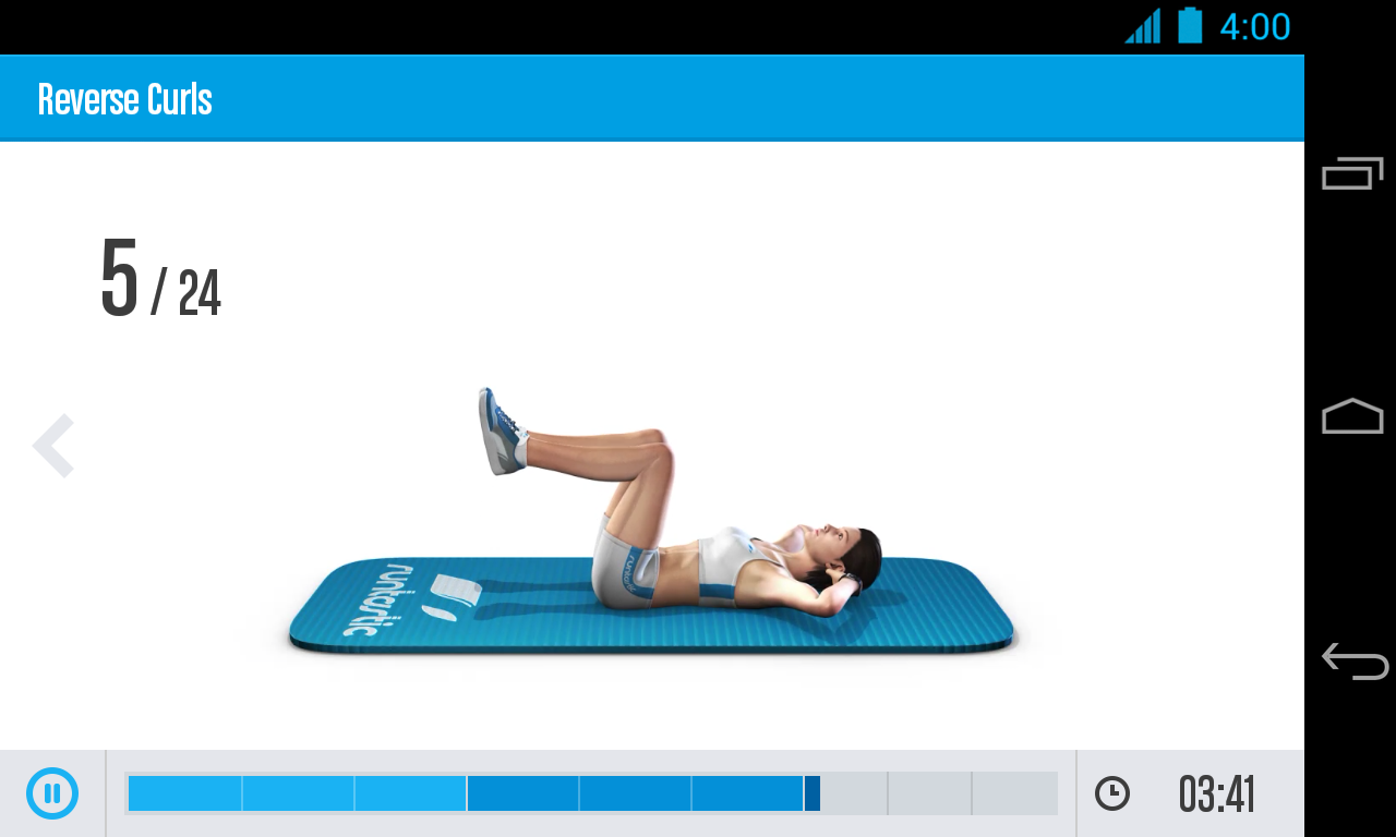    Runtastic Six Pack Abs Workout- screenshot  