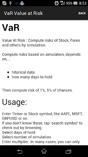 VaR - Value at Risk