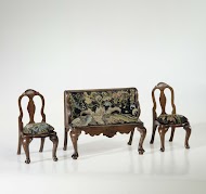 Stoel, behorend tot een elfdelig ameublement