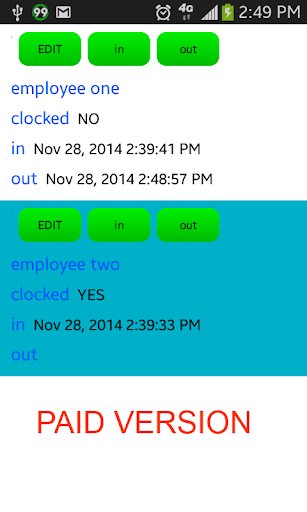 【免費商業App】Employee Time Clock Free-APP點子