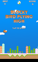 Blocky Bird Flying High APK Gambar Screenshot #4