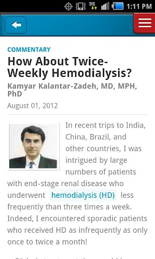 Renal Urology News