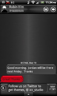 How to mod Red Metal Theme for GO SMS 1 apk for laptop