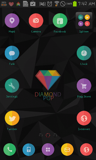 Diamond dodol launcher theme