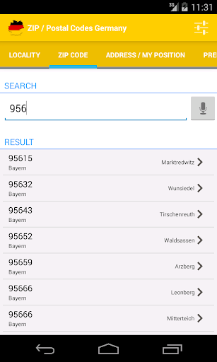 【免費旅遊App】ZIP / Postal Codes Germany-APP點子