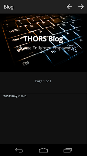 THORS Blog