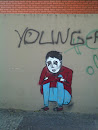 Grafite Do Jovem Deprimido 