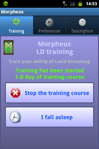 Android application Morpheus screenshort