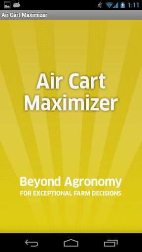 Air Cart Maximizer