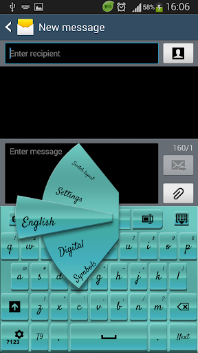 GO Keyboard Teal