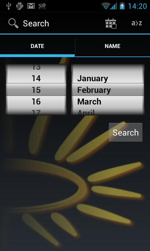 Cath. Saints Calendar adfree Screen 2
