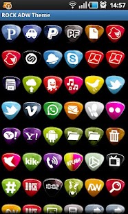 ROCK Music ADW Theme HD Screenshots 4