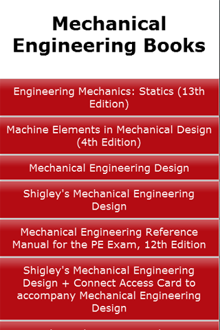 Mechanical Engineering Books