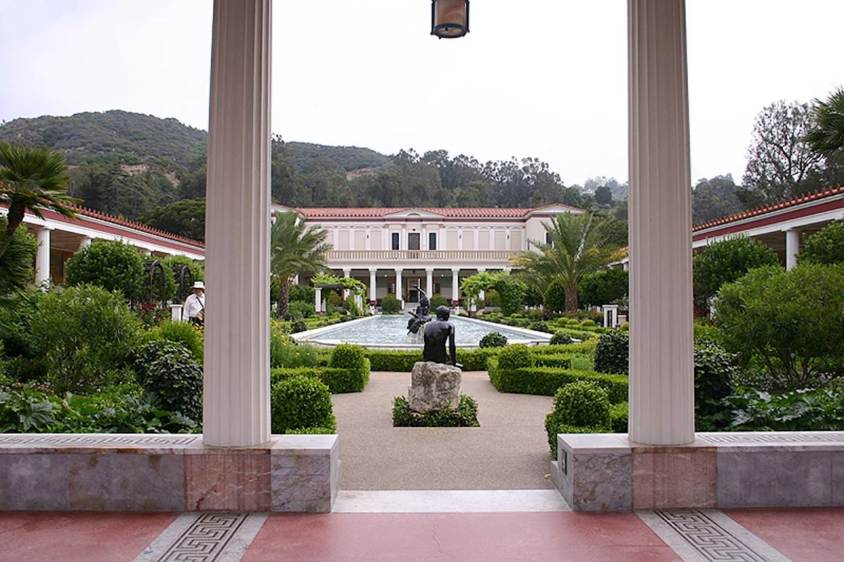 getty-villa-los-angeles - Getty Villa Museum, Los Angeles, California.
