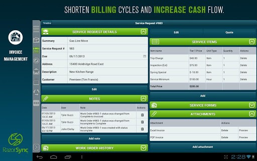【免費商業App】RazorSync Mobile Field Service-APP點子