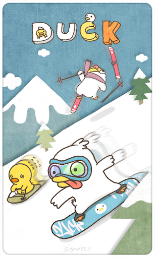 Duck ski go launcher theme