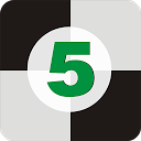 White Tile 5 mobile app icon