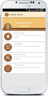 How to install Leather Brown Theme 1.1.4 unlimited apk for android