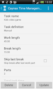 Time management - screenshot thumbnail