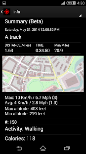 GPS Distance Location Tracker Screenshots 3