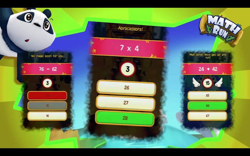 Math Run Screen 3