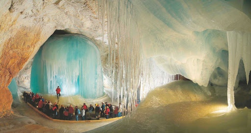 Ice World near Werfen Salzburger Land, Austria.