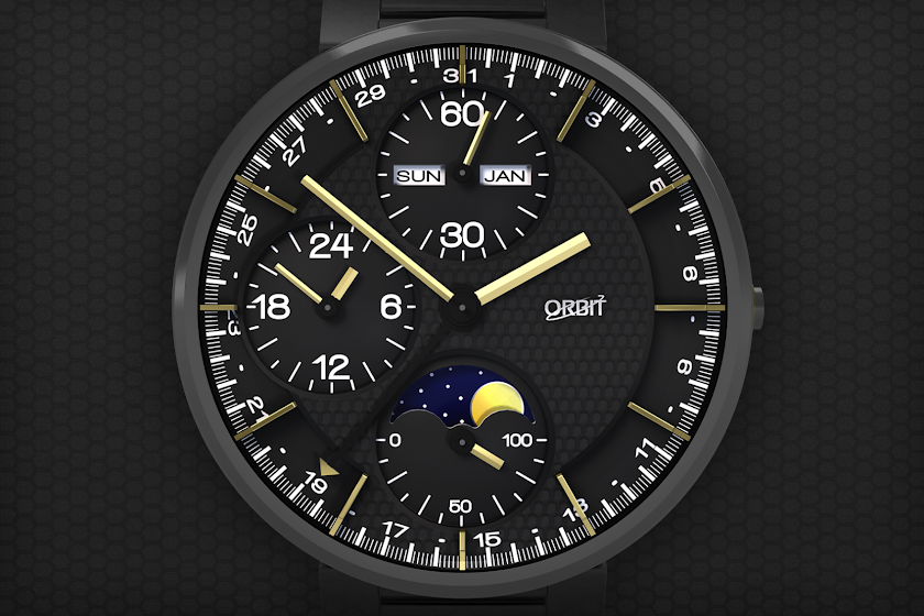 Midnight 3D Watch Face Screen 3