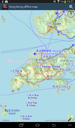 Hong Kong offline map