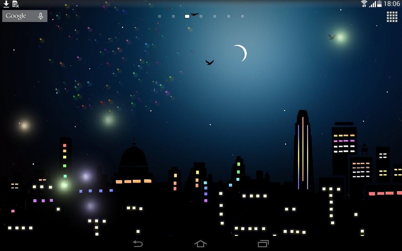 Fireworks City Live Wallpaper screenshot