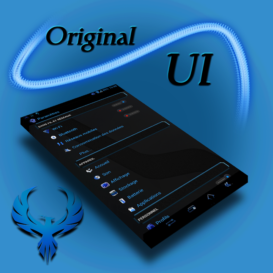 ReBorn Blue : CM & AOSP Theme - screenshot
