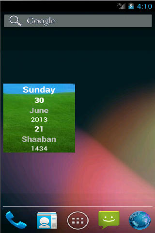 Hijri Calendar Widget