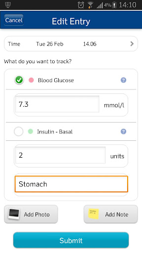 Diabetes UK Tracker