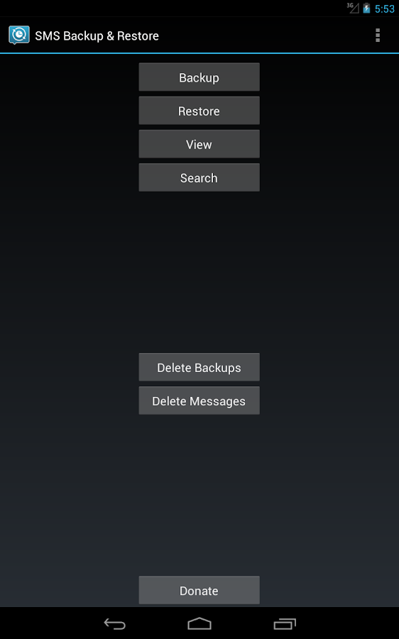SMS Backup & Restore - screenshot