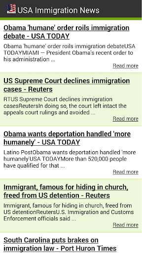 USA Immigration News