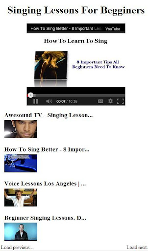 Singing Lessons For Beginners