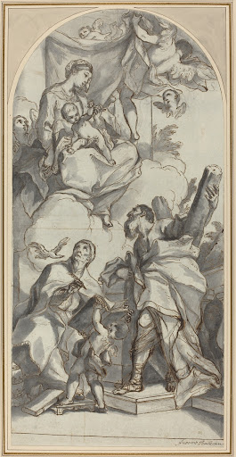 The Madonna and Child in Glory with Saints Gregory the Great and Andrew