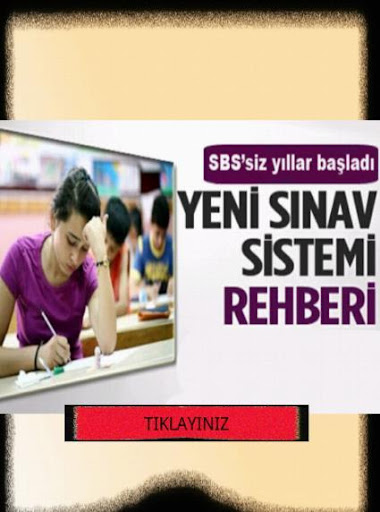 SBS'siz YENİ SINAV SİSTMİ REHB