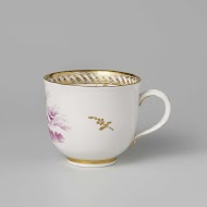 Kop met een putto op wolken