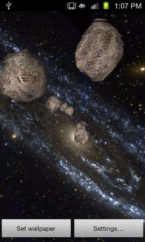 Space HD LiveWallPaper Screen 2
