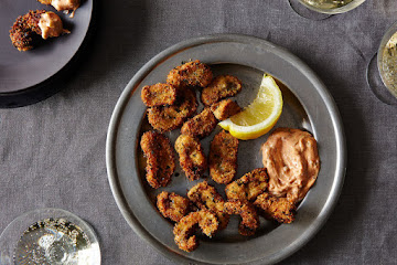 Fried Mushrooms with Smoked Paprika Remoulade