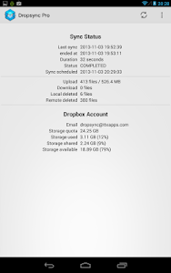 Screenshot Dropsync (Dropbox Autosync) v2.5.21