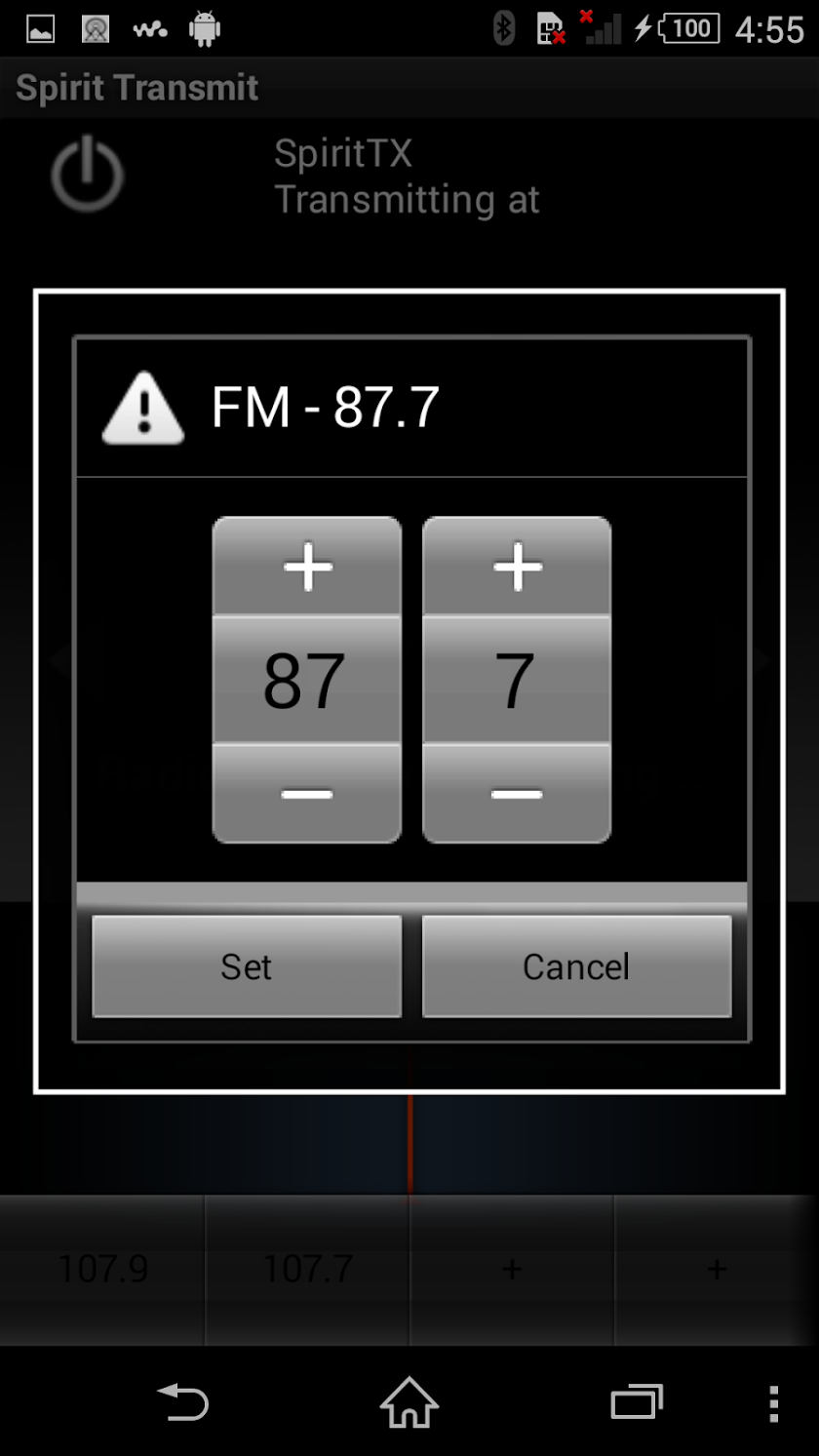 SpiritTransmit Root XperZ only Screen 2