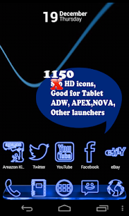 How to install Blue Neon Complete 4 Themes lastet apk for bluestacks