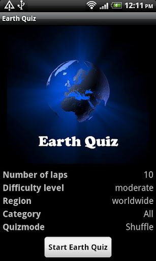 Earth Quiz the geo trivia game