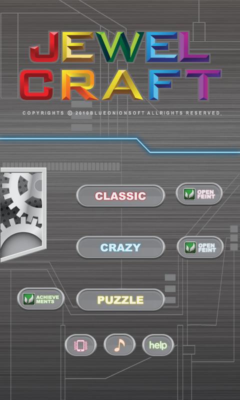 Android application Jewel Craft screenshort